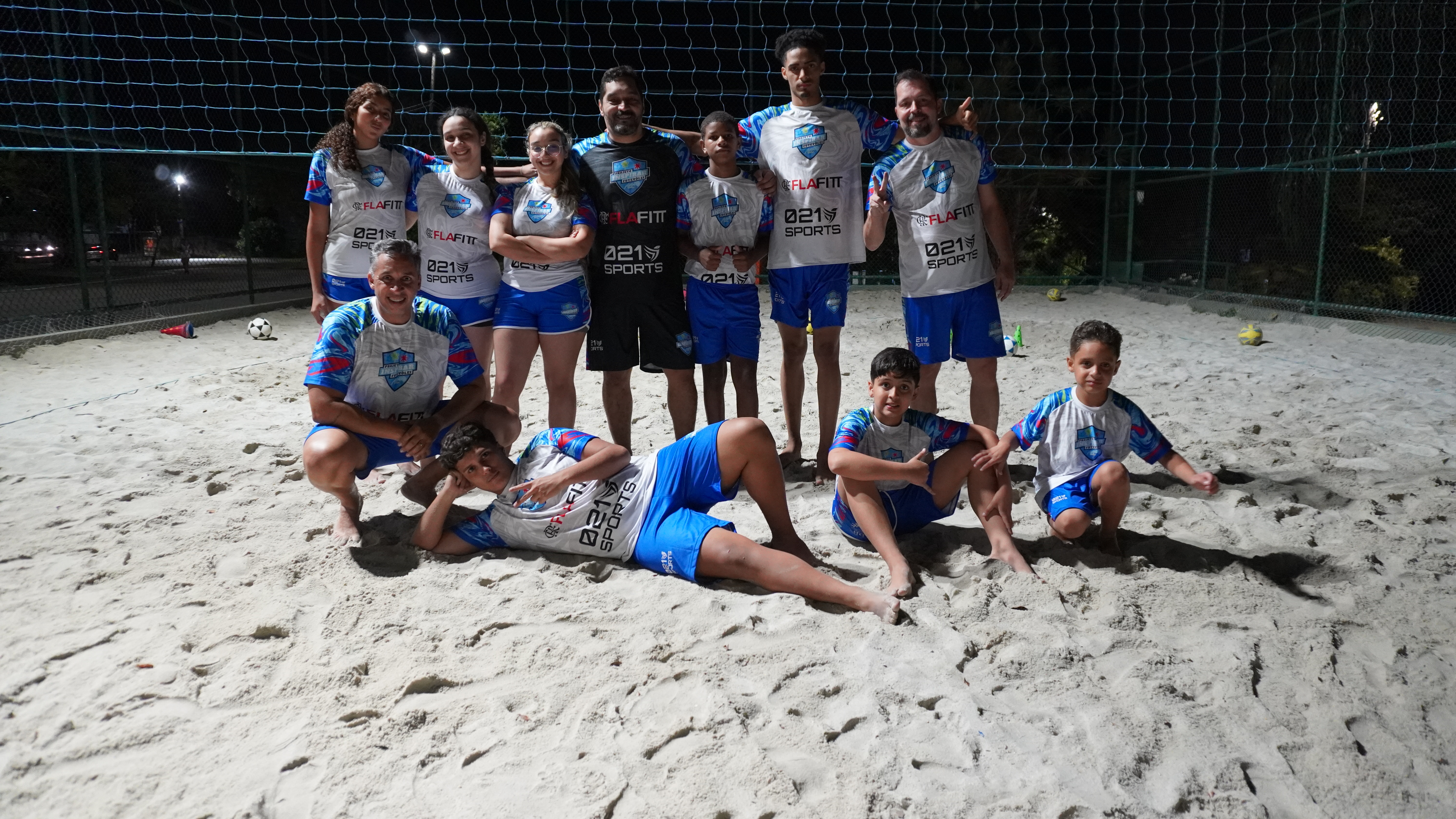 Equipe do Projeto Inspirar Futevôlei